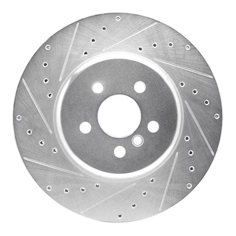 R1 Concepts — R1 17-25 BMW 530E Front Left Drilled & Slotted Silver Brake Rotor
R1 Brake Rotor Drill
