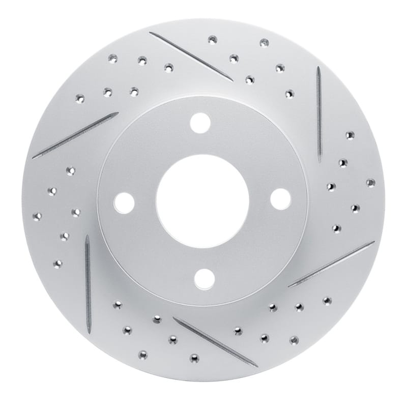 R1 Concepts — R1 00-15 Ford Ecosport (Mexico) Front Right Drilled & Slotted Geo-Carbon Rotor