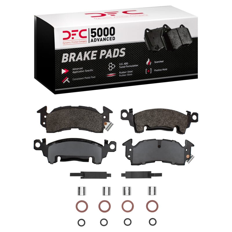 DFC — DFC 67-02 Buick Skylark Front 5000 Advanced Semi Metallic Brake Pads and Hardware Kit
DFC Brake Pad Set