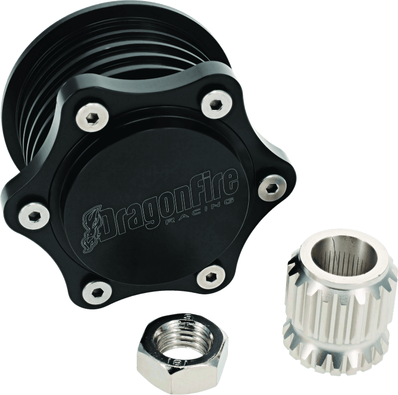 DragonFire Racing — Steering Wheel Hub, Quick-Release, Black