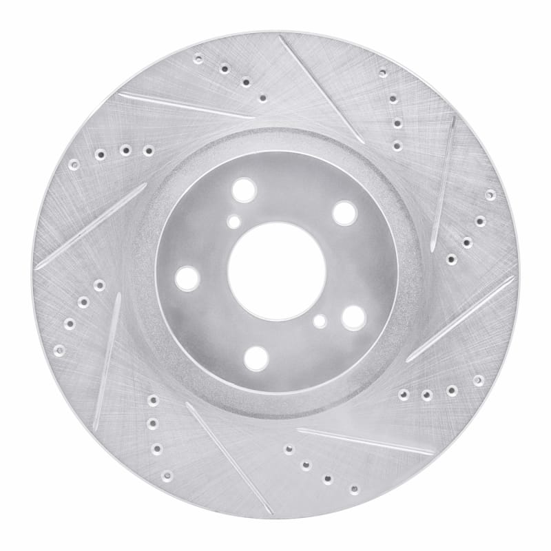 R1 Concepts — R1 93-98 Toyota Supra Left Front Drilled & Slotted Silver Brake Rotor
R1 Brake Rotor Drill
