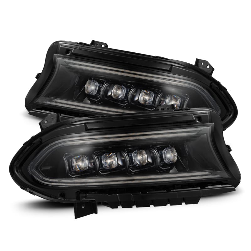 AlphaRex — AlphaRex 15-23 Dodge Charger NOVA LED Proj Headlights Alpha-Blk w/Actv Light & Seq.Sig / SB DRL
Projector Headlights
