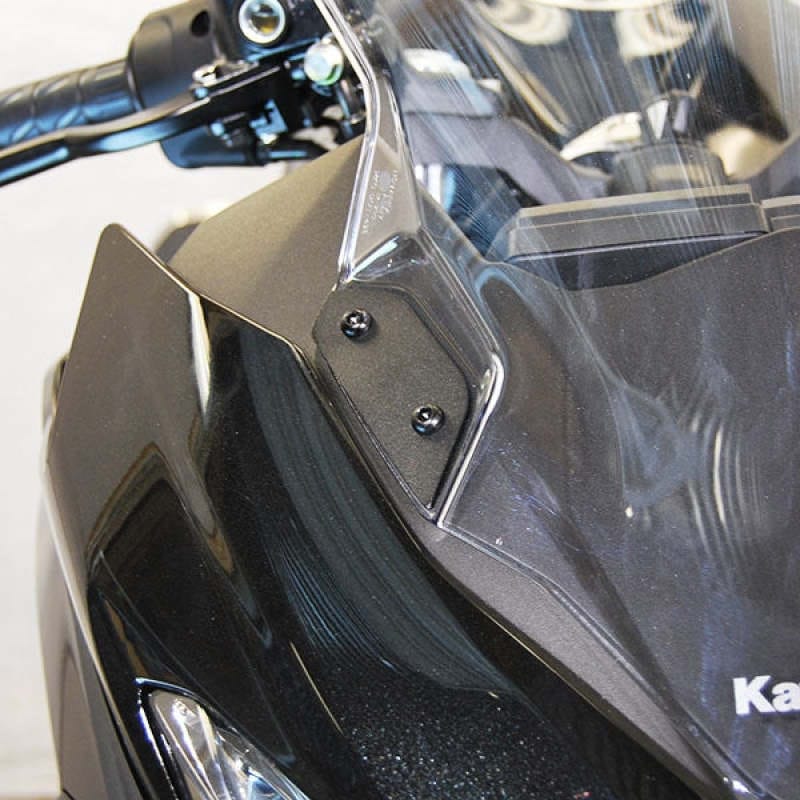 New Rage Cycles — New Rage Cycles 18+ Kawasaki Ninja 400 Mirror Block Off Plates