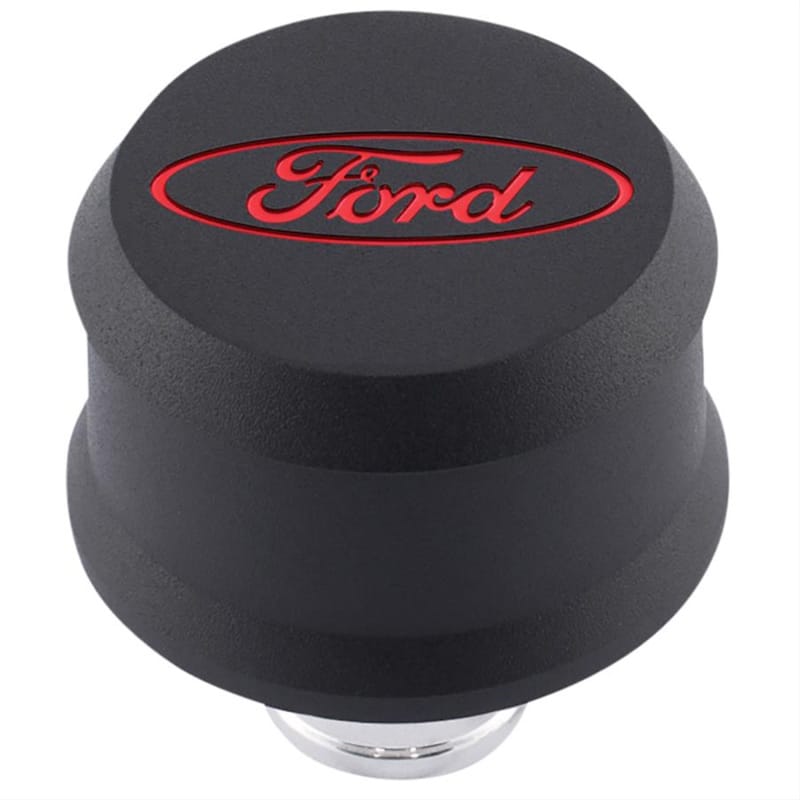 Ford Racing — Ford Racing Slant Edge Breather - Black/Red
Oil Breather Cap