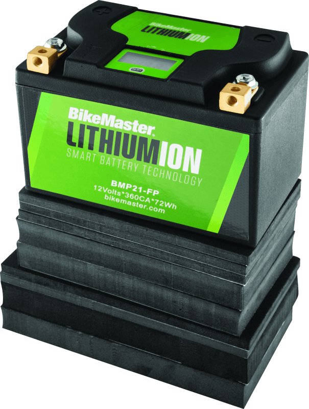 BikeMaster — 148mm L x 86mm W x 105mm H, 420 CCA