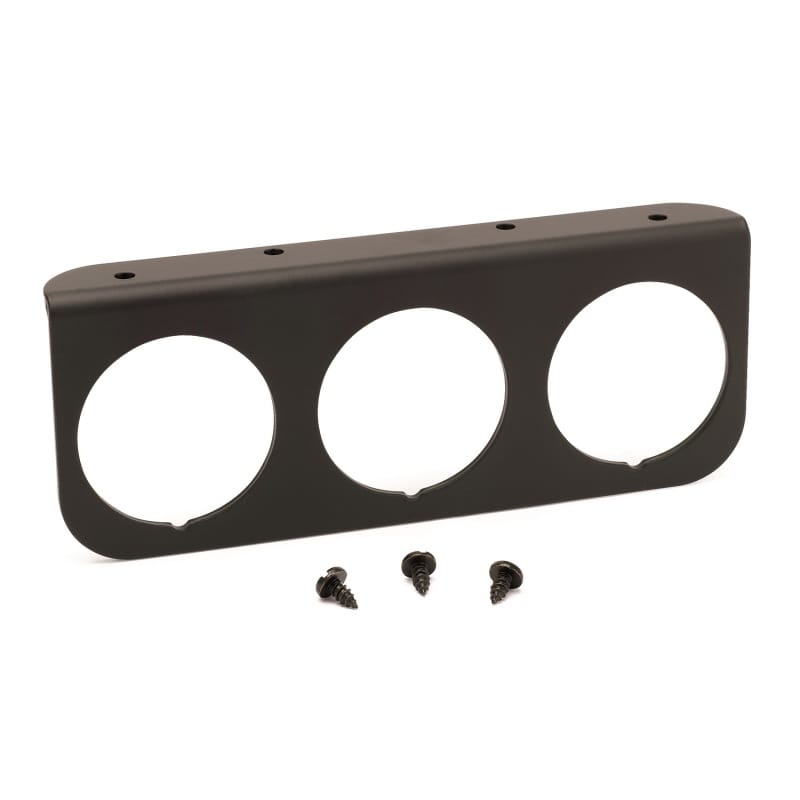 AutoMeter — Autometer 2-1/16in Black 3-Hole Gauge Panel
2" 3-HOLE GAUGE PANE