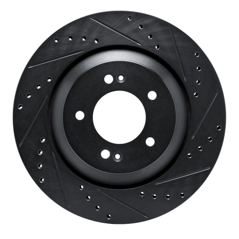 R1 Concepts — R1 2019-2025 Hyundai Kona N Rear Right Drilled & Slotted Black Brake Rotor
R1 Brake Rotor Drill