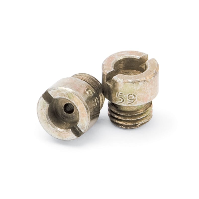 Edelbrock — Edelbrock Standard Main Jets 1/4-32 Thread Jet 59 Size-0 058In Quantity-2
HDQ CARB COMPONENTS