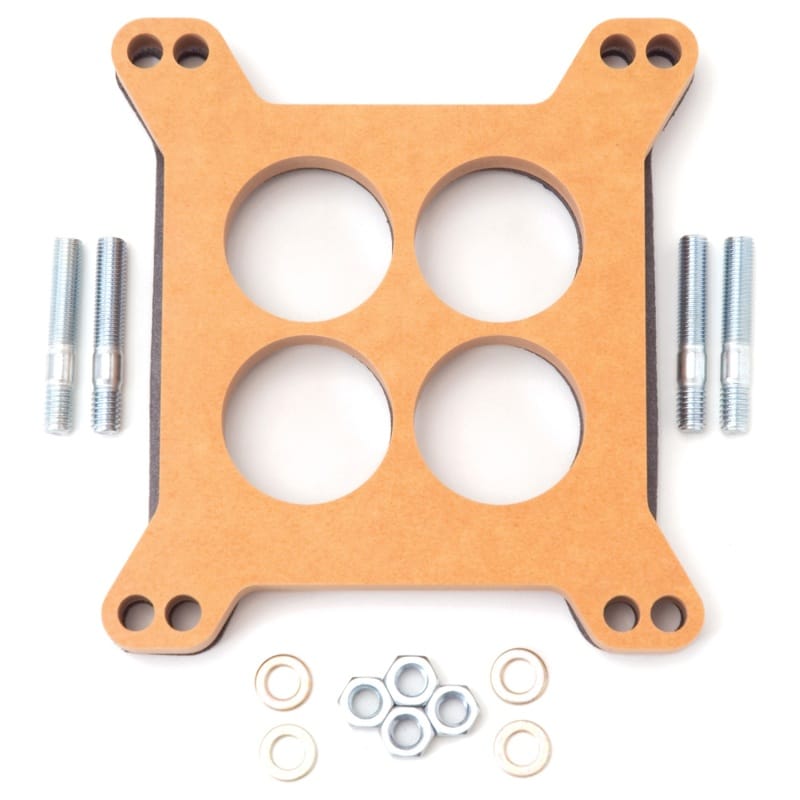 Edelbrock — Edelbrock Spacer Carburetor 1/2In Wood Fiber Laminate Four-Hole
CARB COMPONENTS