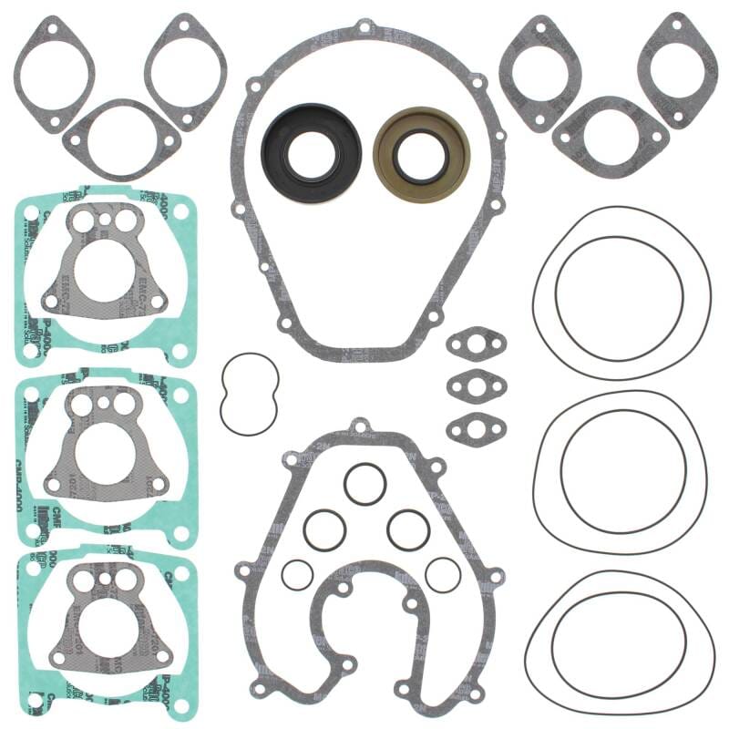 Vertex Pistons — Vertex Gaskets 99-00 Polaris Genesis/Pro1200 Complete Gasket Kit w/ Oil Seals