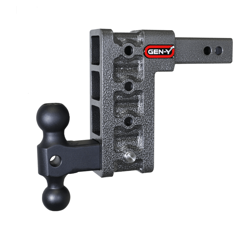 GEN-Y Hitch — Gen-Y Mega Duty 2in Shank 7.5in Drop 1.5K TW 10K Hitch w/GH-031 Dual-Ball
Drop Hitch