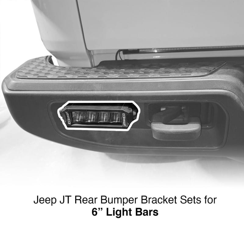 XKGLOW — XK Glow Jeep JT Rear Bumper Bar Bracket Kit 6In