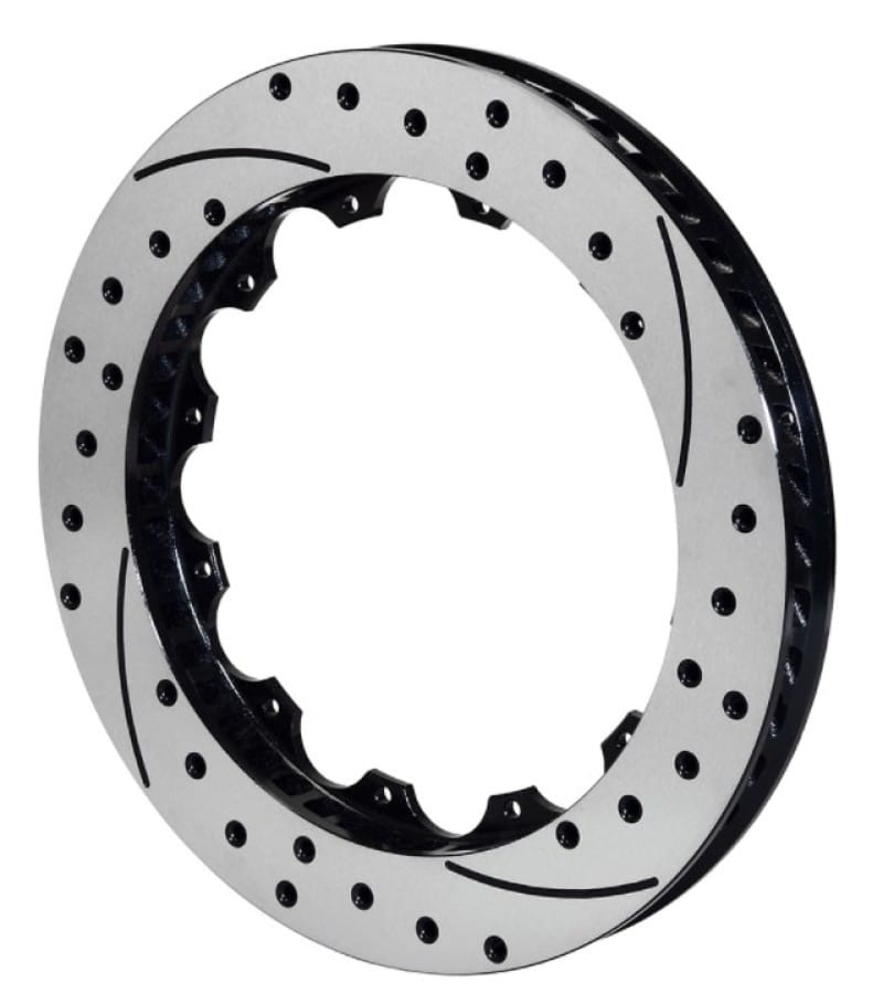 Wilwood — Wilwood Rotor-SV-SRP 72 Iron-LH-Drill-BLK 14.25 x 1.10 - 12 on 8.75in
BRAKE ROTOR