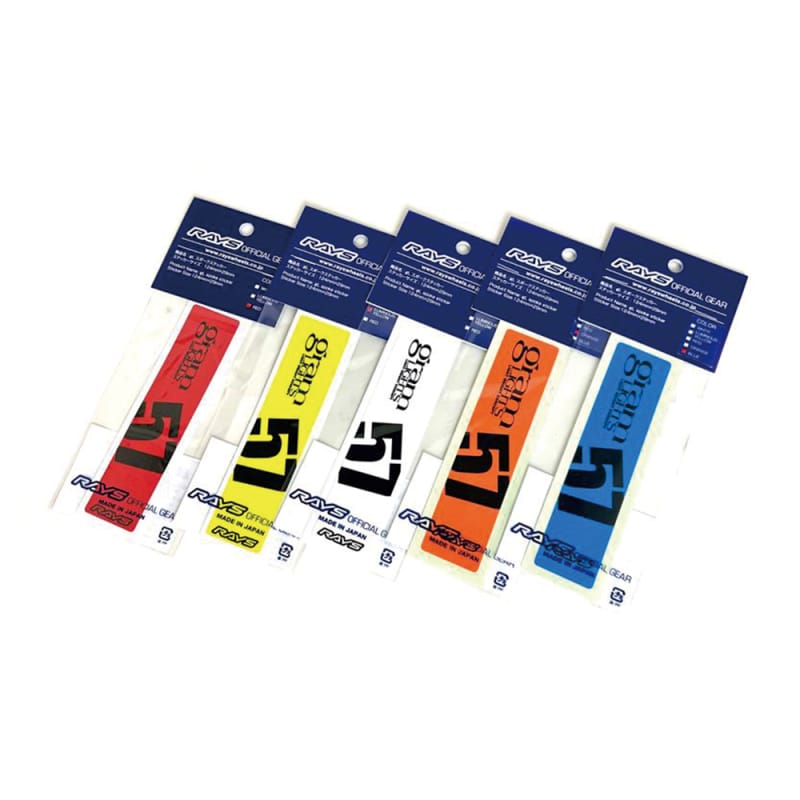 Rays — Gram Lights Wheel Spoke Sticker Red