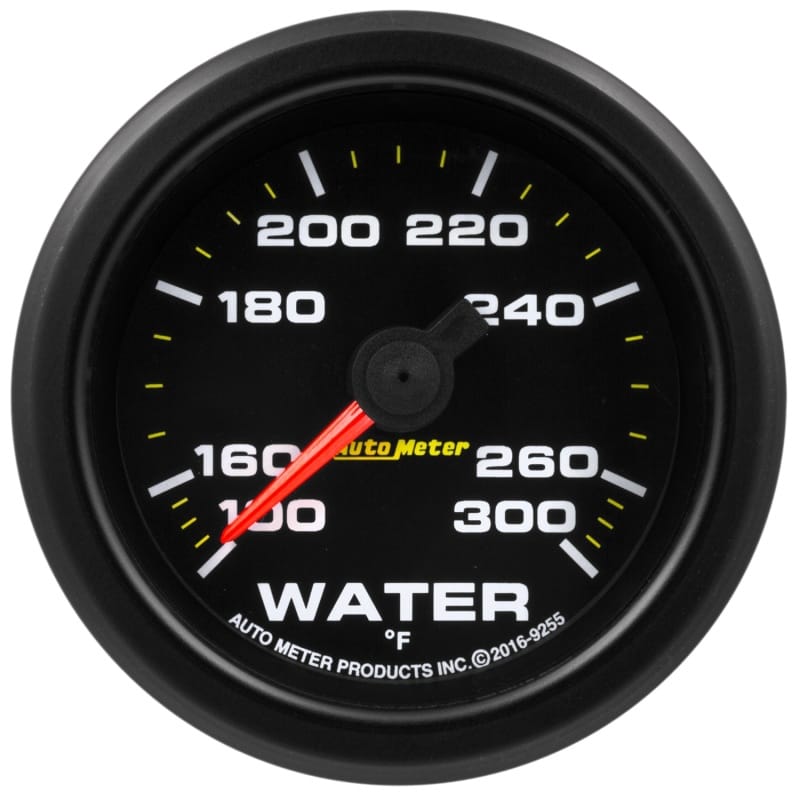 AutoMeter — Autometer Extreme Environment 2-1/16in 100-300 Deg Water Temp Gauge Stepper Motor w/Peak & Warn
GA 2" WTMP 300F EEG