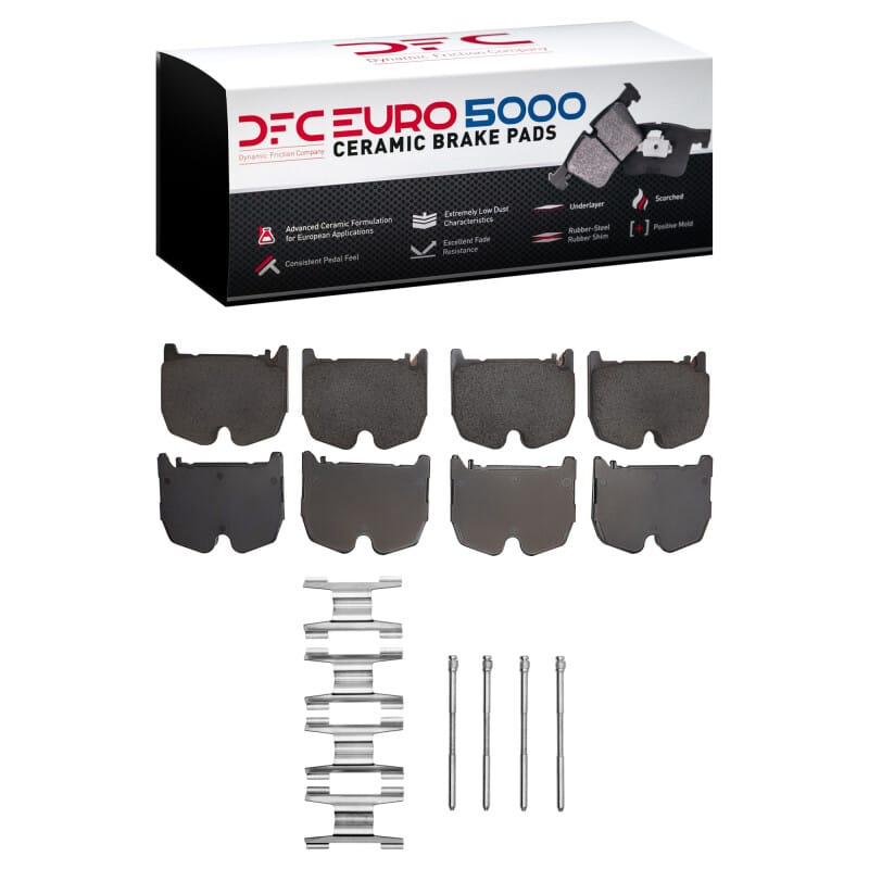 DFC — DFC 03-08 Mercedes-Benz SL65 AMG Front Euro 5000 Ceramic Brake Pads and Hardware Kit
DFC EURO Pads + HW