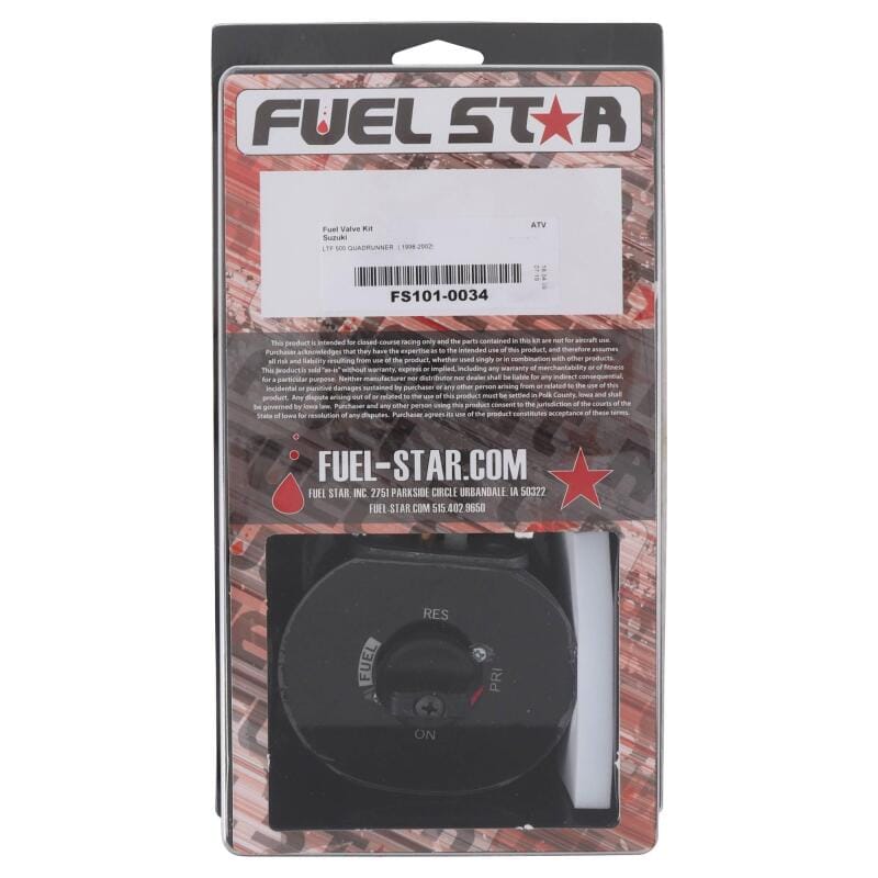 All Balls Racing — All Balls Racing 1999/01-02 LT-F 500 QuadRunner 4x4 Manual Fuel Valve Kit