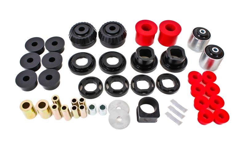 BMR Suspension — BMR 08-09 Pontiac G8 Total Suspension Bushing Kit (BK003 BK007 BK012) - Black/Red