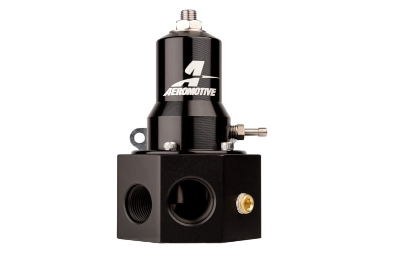 Aeromotive — Aeromotive Adjustable Fuel Pressure Regulator 30-120PSI .313 Valve -3x -8 / 1x -10 Inlet -10 Return
Fuel Regulator
Regulator
