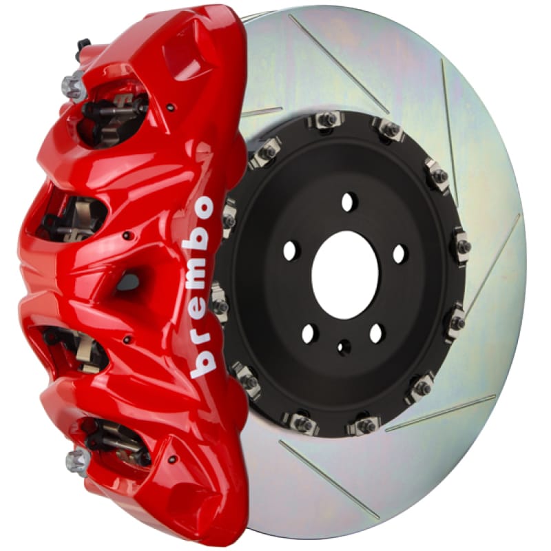 Brembo — Brembo 09-13 X5M Front GT BBK 8 Piston Cast 412x38 2pc Rotor Slotted Type1 -Red