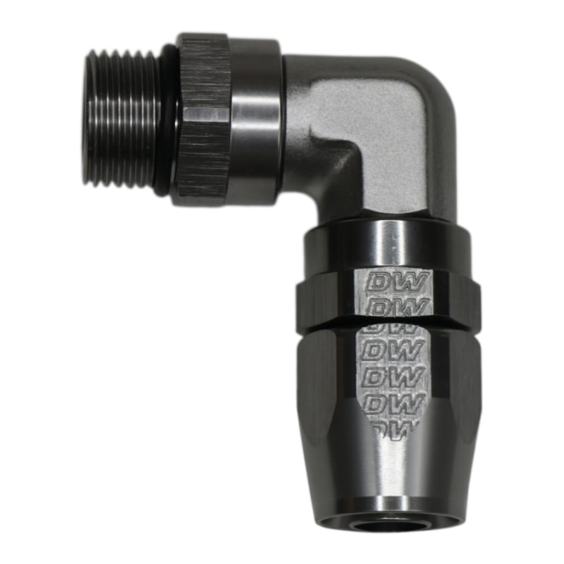 DeatschWerks — DeatschWerks 10AN ORB Female Swivel 90-Degree Hose End CPE - DW Titanium
Lines & Fittings