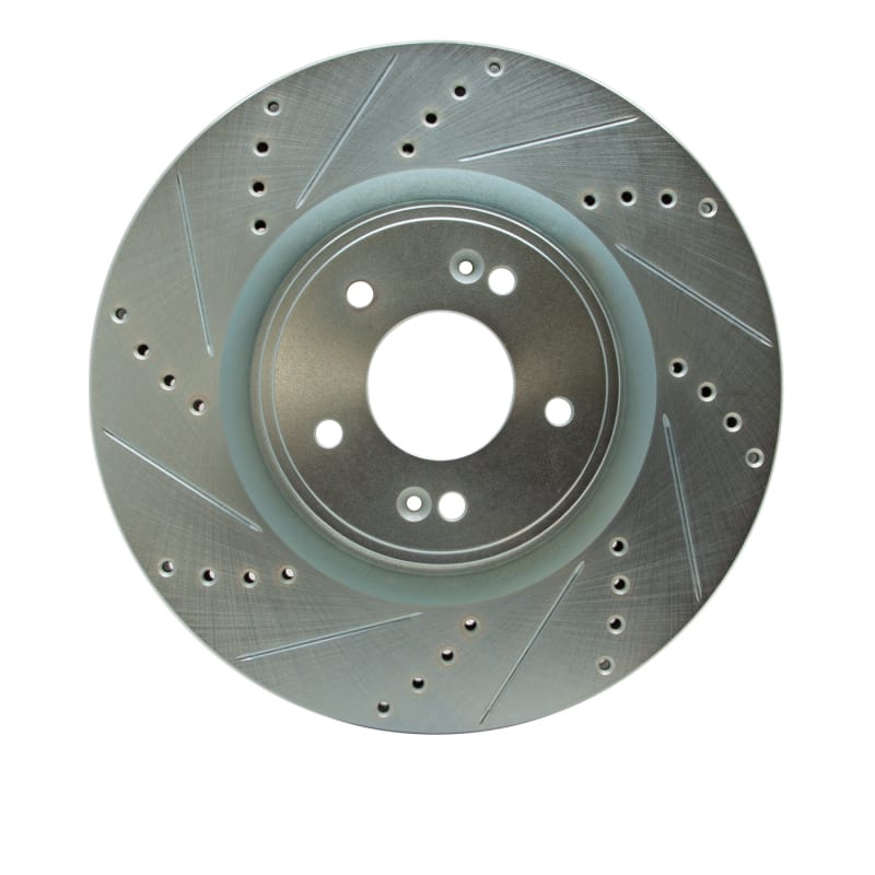 R1 Concepts — R1 10-16 Hyundai Genesis Coupe Front Left Drilled & Slotted Silver Brake Rotor
R1 Brake Rotor Drill