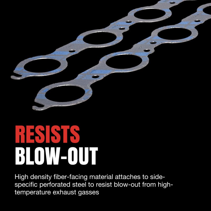 Fel-Pro — Fel-Pro Chevrolet Small Block 262/265/267/283 Exhaust Manifold Gasket Set - 1.55x1.55in Port