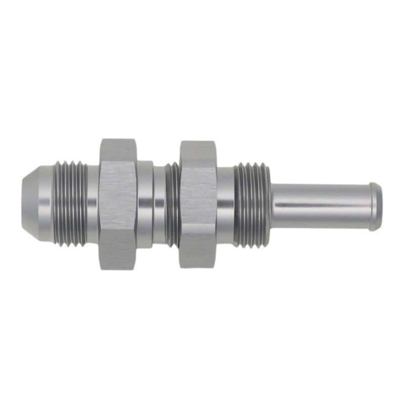 DeatschWerks — DeatschWerks 8AN Male Flare to Straight 3/8in Single Hose Barb - Anodized DW Titanium
Lines & Fittings