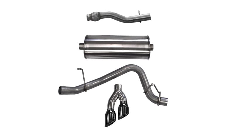 CORSA Performance — Corsa 2015-2020 GMC Yukon XL 1500 5.3L V8 3in Cat-Back Single Side Exit Twin 4in Black Tips
Exhaust