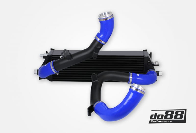 do88 — do88 Volvo S60/V60/XC60/V90/S90/XC90 (SPA) Petrol BigPack Intercooler Kit w/Blue Hoses