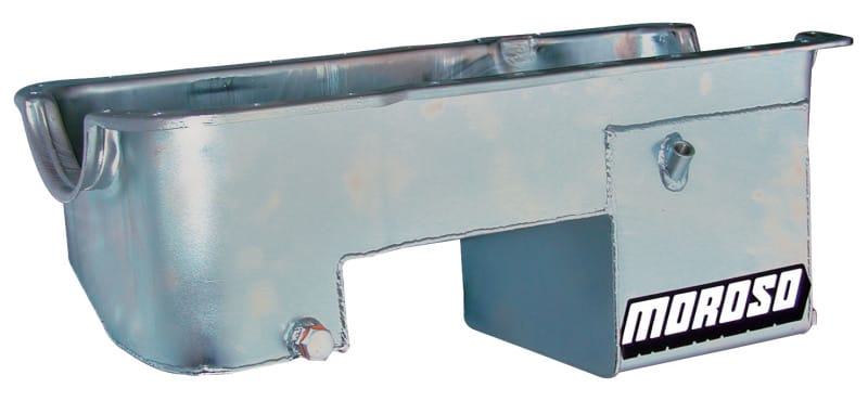 Moroso — Moroso Ford 351W (w/Rear Sump) Extra Deep Wet Sump 7qt 9in Steel Oil Pan