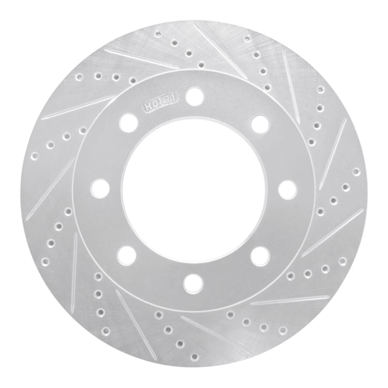 R1 Concepts — R1 05-12 Ford F-450 Super Duty Front Right Drilled & Slotted Silver Brake Rotor
R1 Brake Rotor Drill