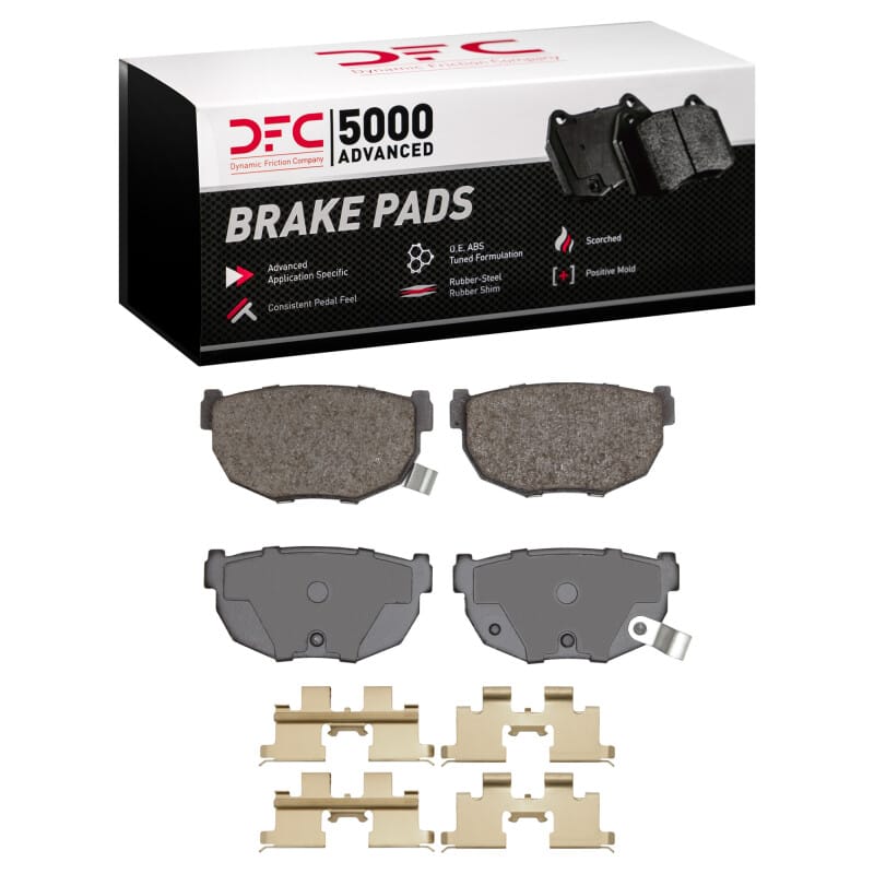 DFC — DFC 81-98 Nissan 200SX Rear 5000 Advanced Ceramic Brake Pads and Hardware Kit
DFC Brake Pad Set
