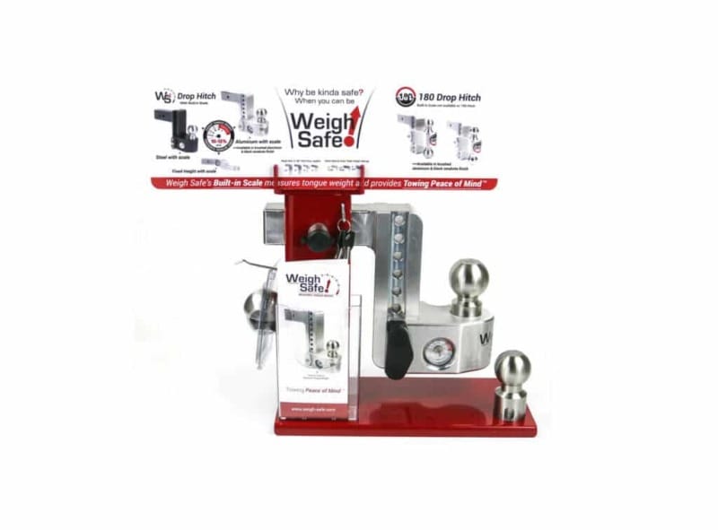Weigh Safe — Weigh Safe Countertop POP Display Stand - Red