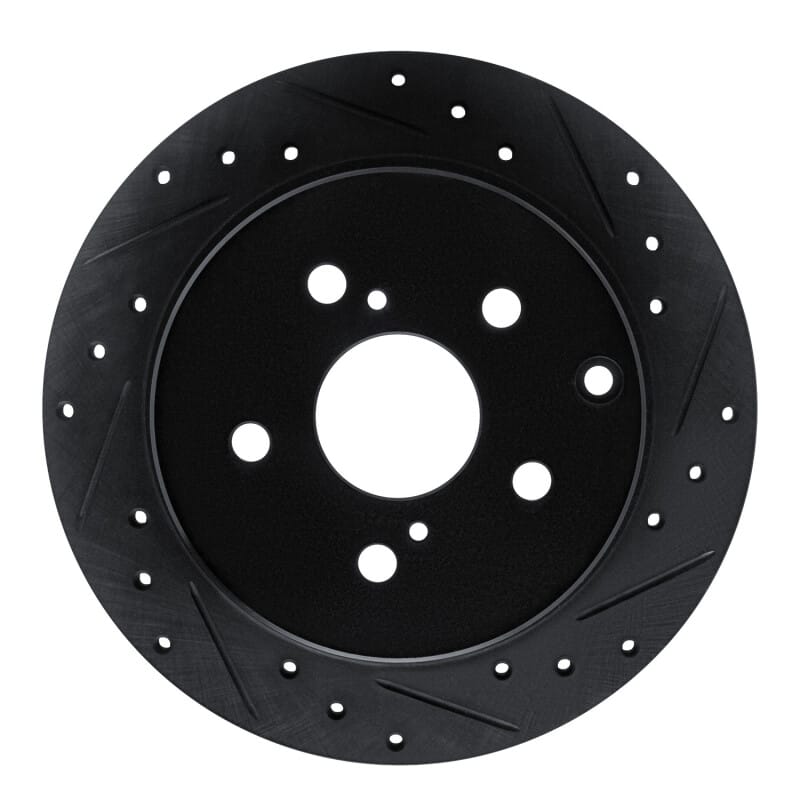 R1 Concepts — R1 12-20 Toyota Mirai Rear Right Drilled & Slotted Black Brake Rotor
R1 Brake Rotor Drill