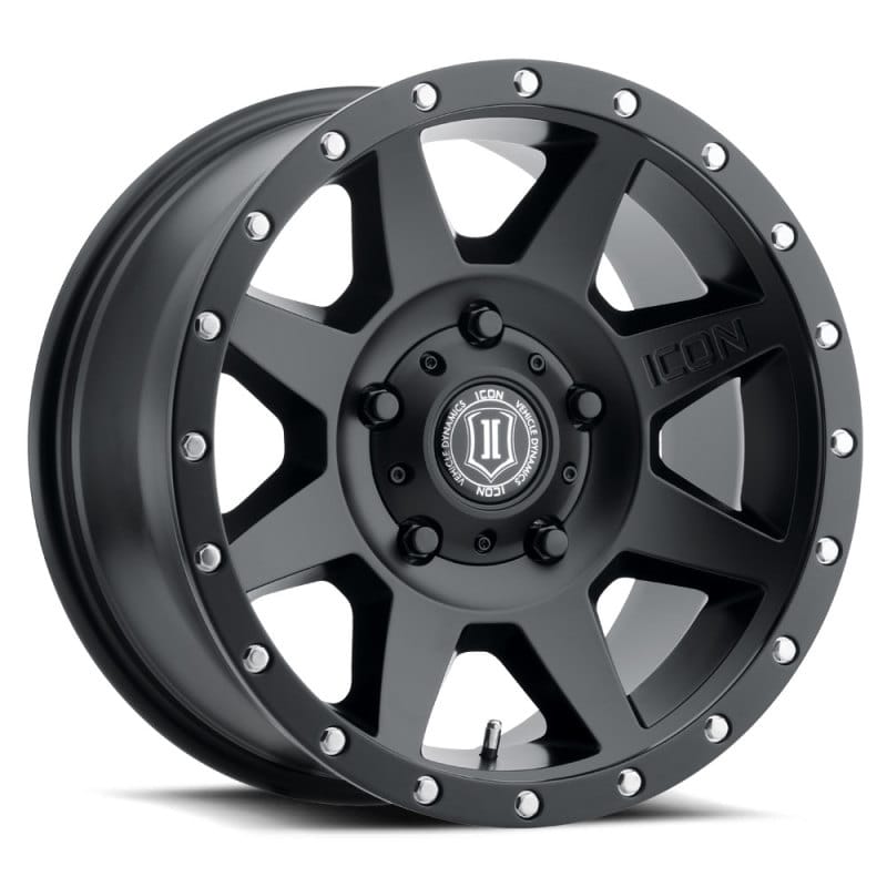 ICON — ICON Rebound 18x9 5x150 25mm Offset 6in BS 110.1mm Bore Satin Black Wheel
REBOUND WHEEL
