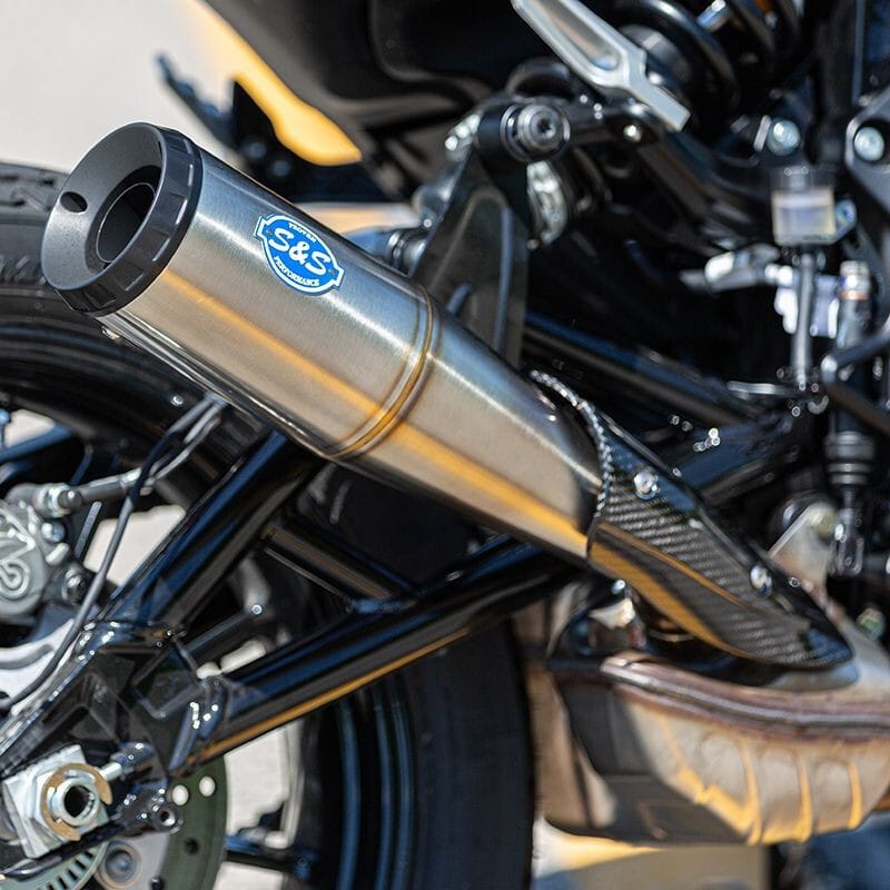 S&S Cycle — S&S Cycle Indian FTR1200 Grand National Slip On Muffler Kit