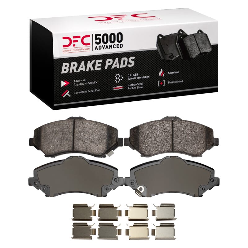 DFC — DFC 07-18 Chrysler Town & Country Front 5000 Advanced Ceramic Brake Pads and Hardware Kit
DFC Brake Pad Set