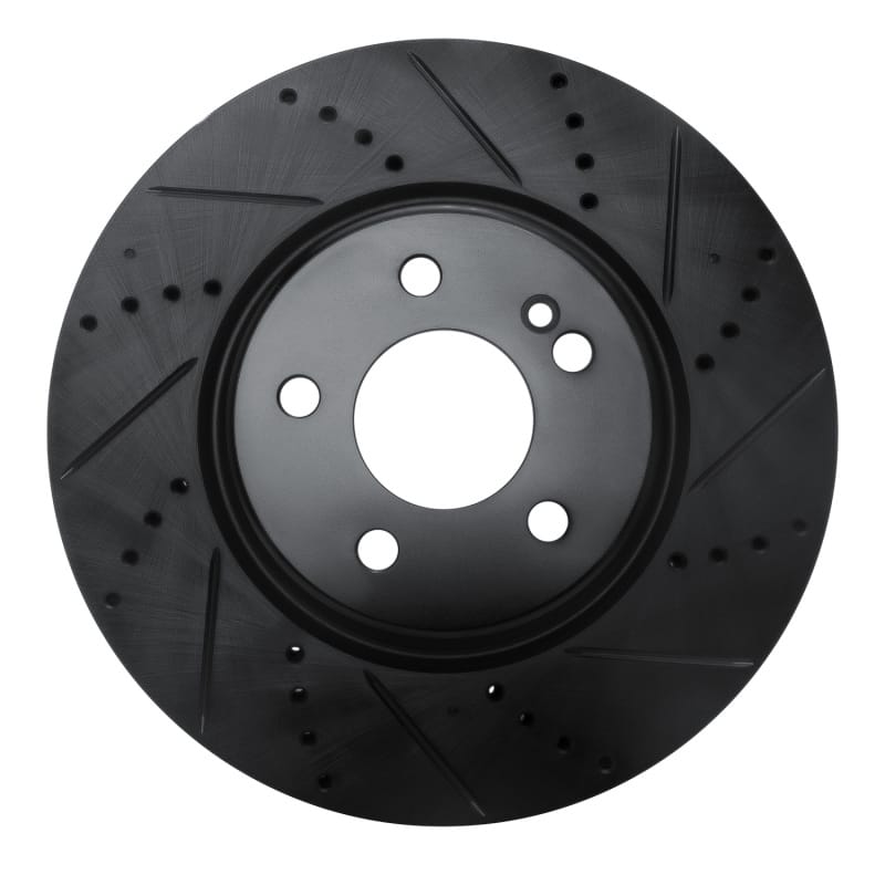 R1 Concepts — R1 16-23 Mercedes-Benz GLC350e Rear Right Drilled & Slotted Black Brake Rotor
R1 Brake Rotor Drill