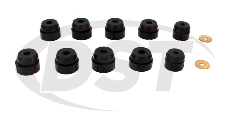 Prothane — Prothane 80-96 Ford Bronco 2wd/4wd Body Mount - Black
BODY/SUB-FRAME MNTS