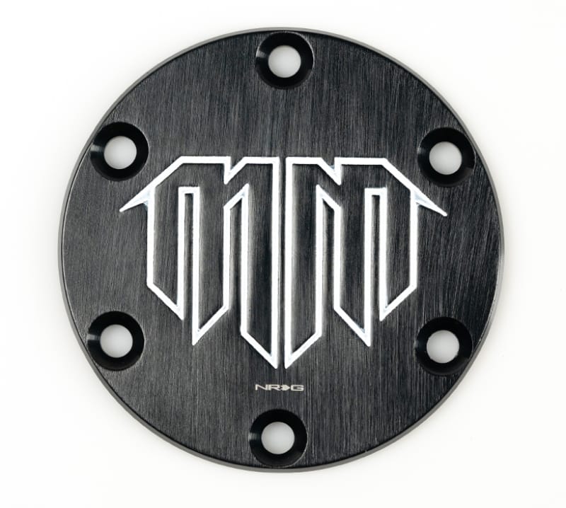 NRG — NRG Mad Mike Logo Engraved Horn Delete- Black