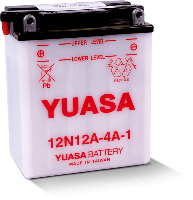 Yuasa Battery — Yuasa 12N12A-4A-1 Conventional 12-Volt Battery