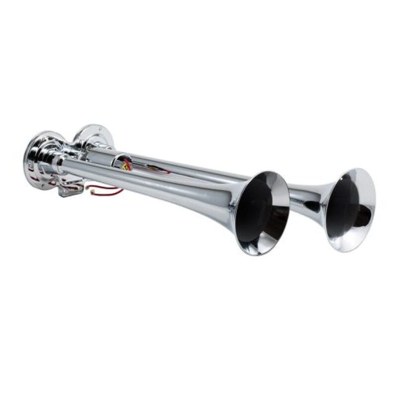 Kleinn Air Horns — Kleinn Chrome Dual Horn/ 15In/12.25In - Chrome-Plated Zinc Alloy
Compact Dual Horn