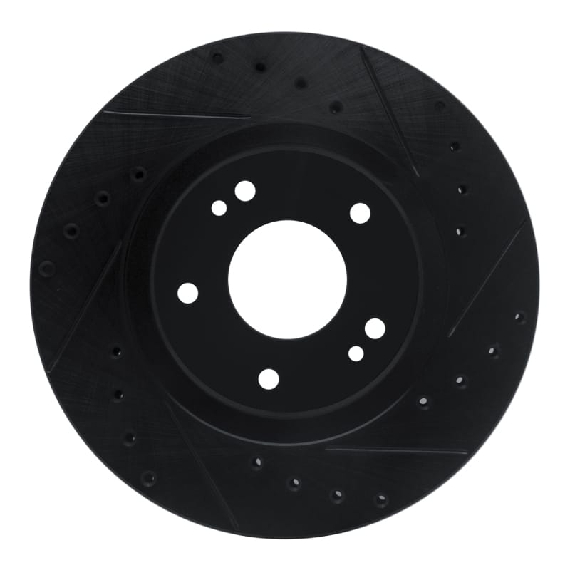 R1 Concepts — R1 91-93 Dodge STEALTH Front Right Drilled & Slotted Black Brake Rotor
R1 Brake Rotor Drill