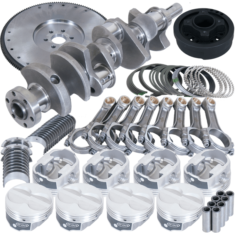 Eagle — Eagle Ford 302 3.250in Crank 5.400in I-Beam Rods 4.060in Pistons 157 Tooth FW Balanced Assembly
Bal Str & Strip Assy