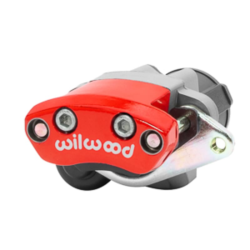 Wilwood — Wilwood Red Electric Parking Brake Caliper - 4.75in Bracket - 0.44-0.61in - Right