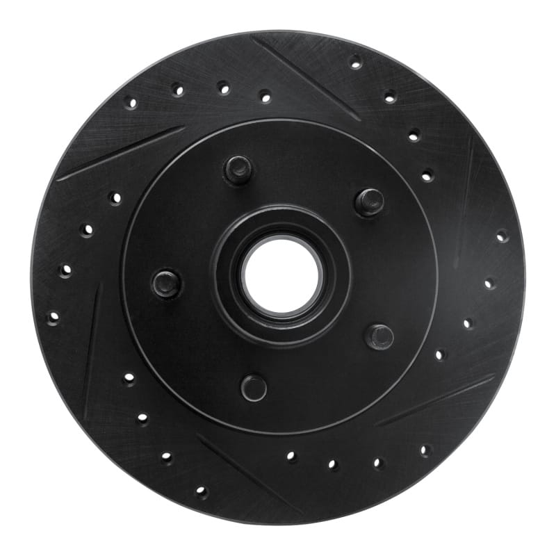 R1 Concepts — R1 86-92 Ford Bronco II Front Right Drilled & Slotted Black Brake Rotor
R1 Brake Rotor Drill