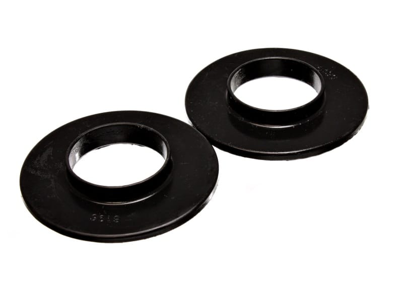Energy Suspension — Energy Suspension Universal 2 3/16in ID 4 9/16in OD 5/8in H Black Coil Spring Isolators (2 per set)
CoilSprngInsulator