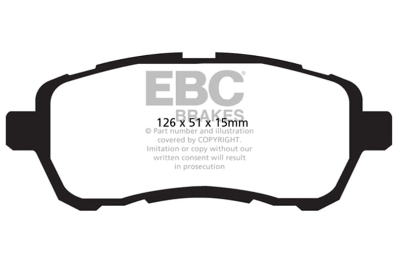 EBC — EBC 2010-2016 Mazda 2 1.5L Ultimax2 Front Brake Pads