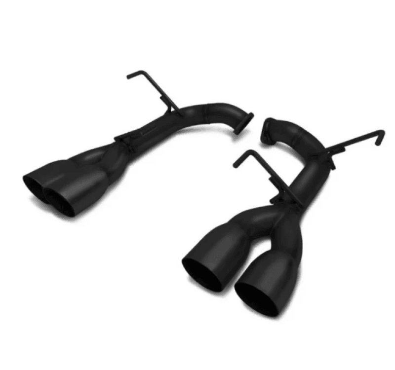 BLOX Racing — BLOX Racing 2022+ WRX Muffler Delete / Axle Back Single Wall 4in - Matte Black Tips
